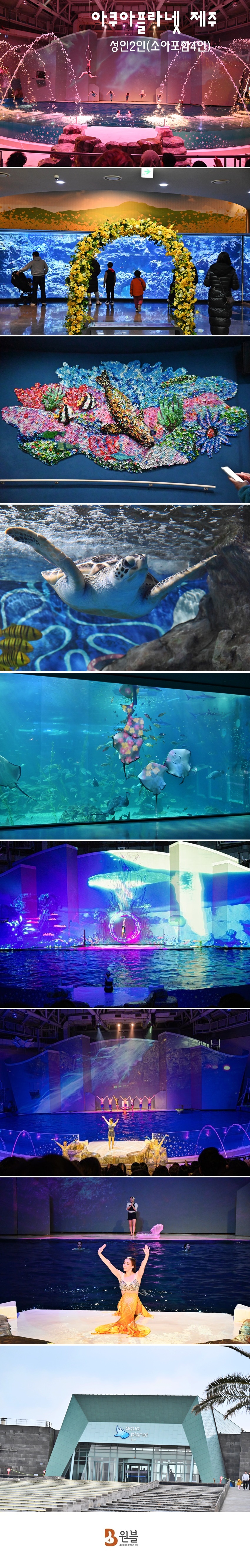 아쿠아플라넷제주 - 성인2인(소아포함4인)