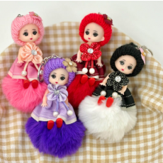 [배송]  폼폼팅커벨키링 (4개 제공, 총 4만원 상당)